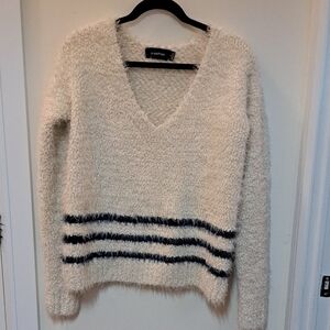 MINKPINK  oversized Cream Fuzzy Sweater